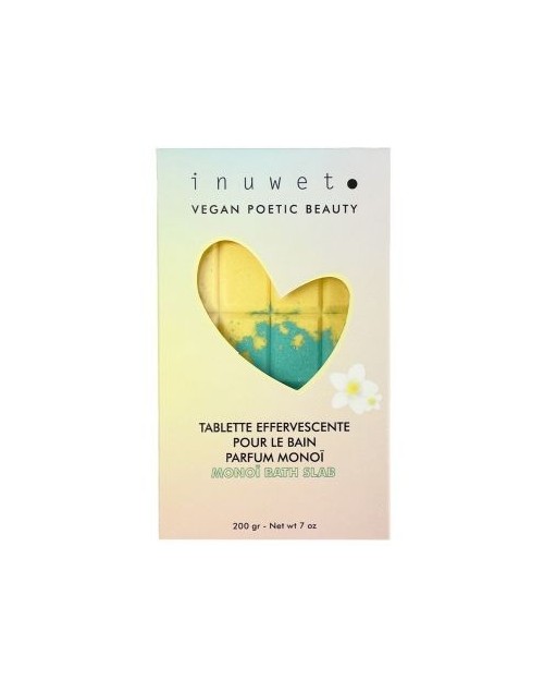 Tablette effervescente pour le bain parfum monoï Inuwet
