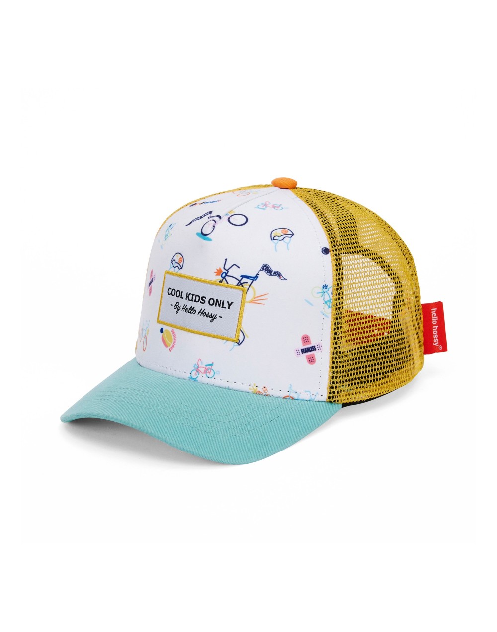 Casquette bike 2/5ans Hello Hossy Casquette bike 2/5ans Hello Hossy
