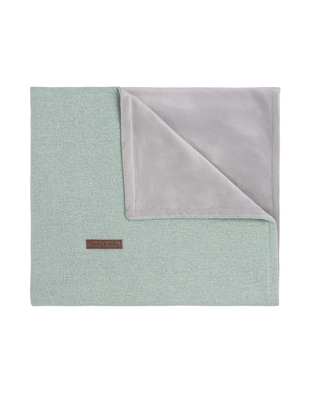 Couverture berceau soft Sparkle mint Baby's Only