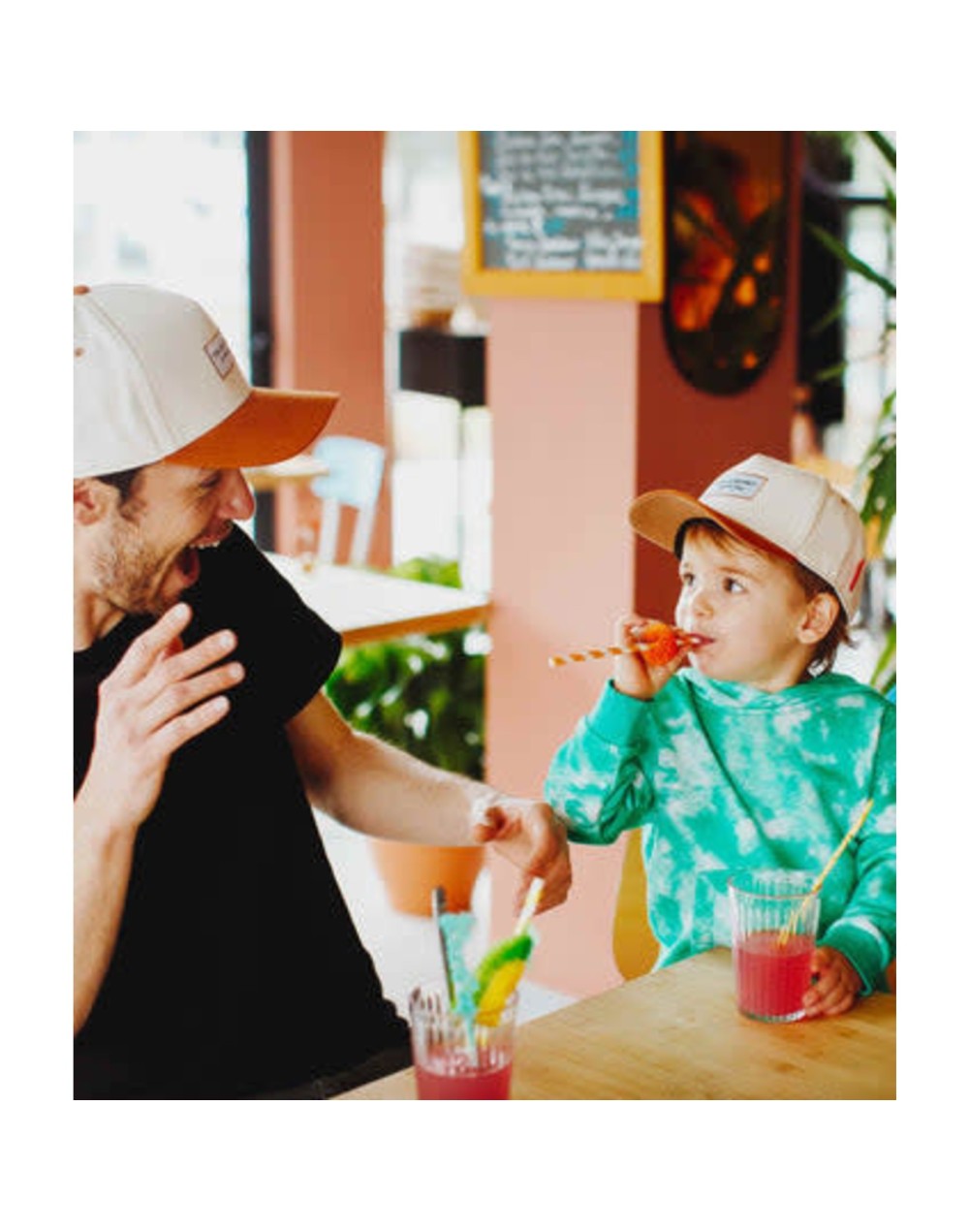 Casquette mini beige dads...