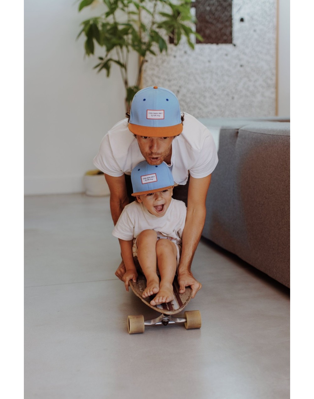 Casquette mini jean dads Hello Hossy