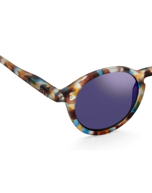 Lunettes de soleil junior 5-10ans D blue tortoise mirror Izipizi