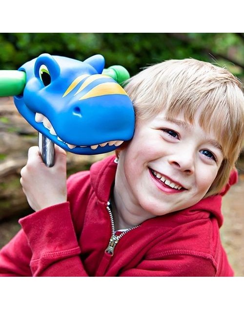 Scootaheadz dino bleu