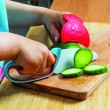 Le Couteau du chef Chefclub Kids Bleu  et  Rouge