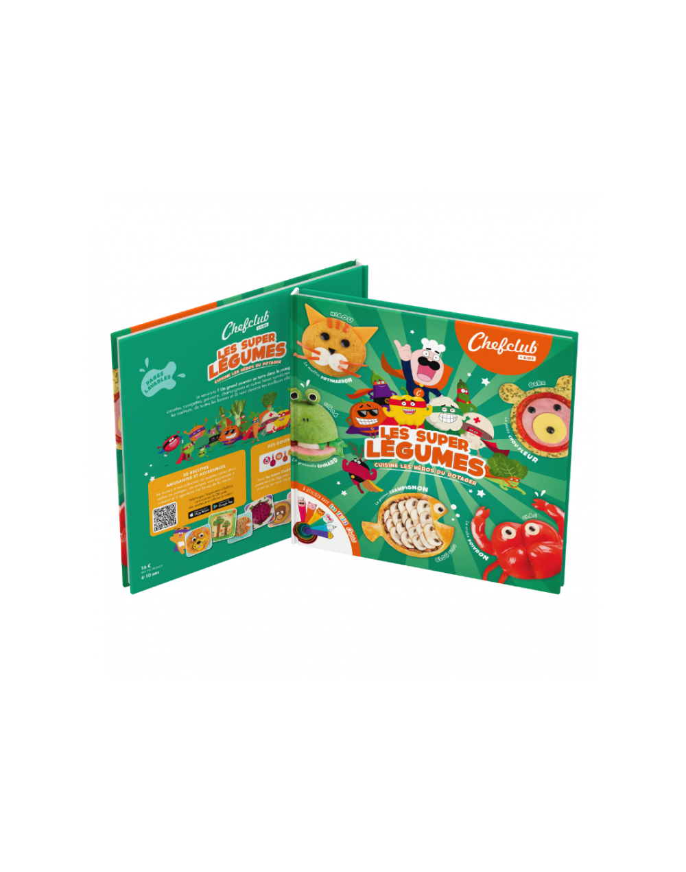 Livre Kids : Les Super-Légumes Chefclub