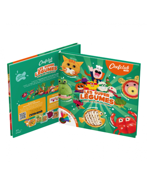 Livre Kids : Les Super-Légumes Chefclub