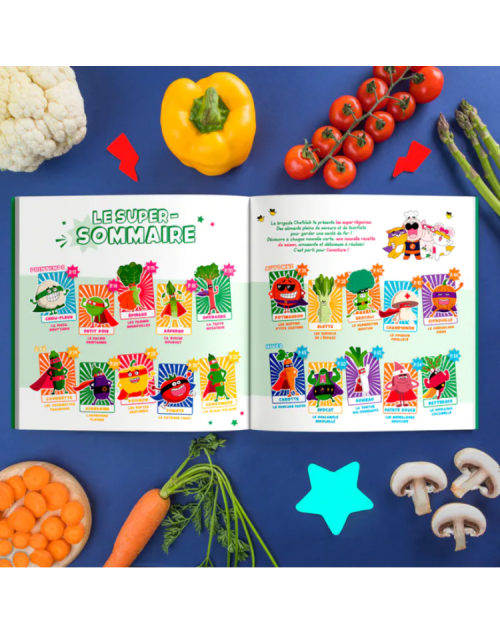 Livre Kids : Les Super-Légumes Chefclub