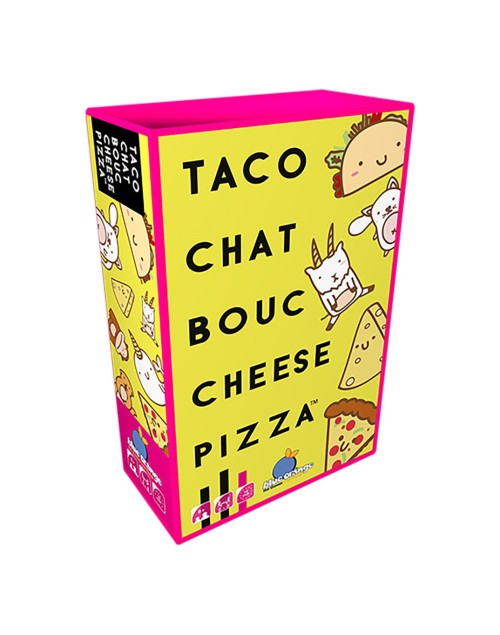 Taco chat bouc cheese pizza