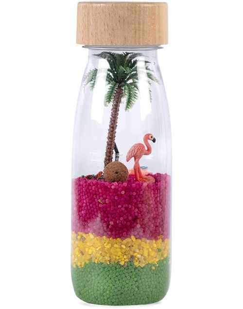 Petit Boum spy bottle flamingo