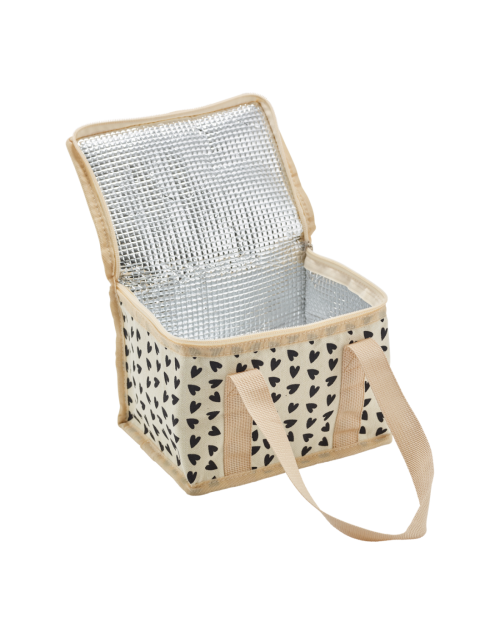 Sac de transport isotherme coeurs écru Atelier Wagram