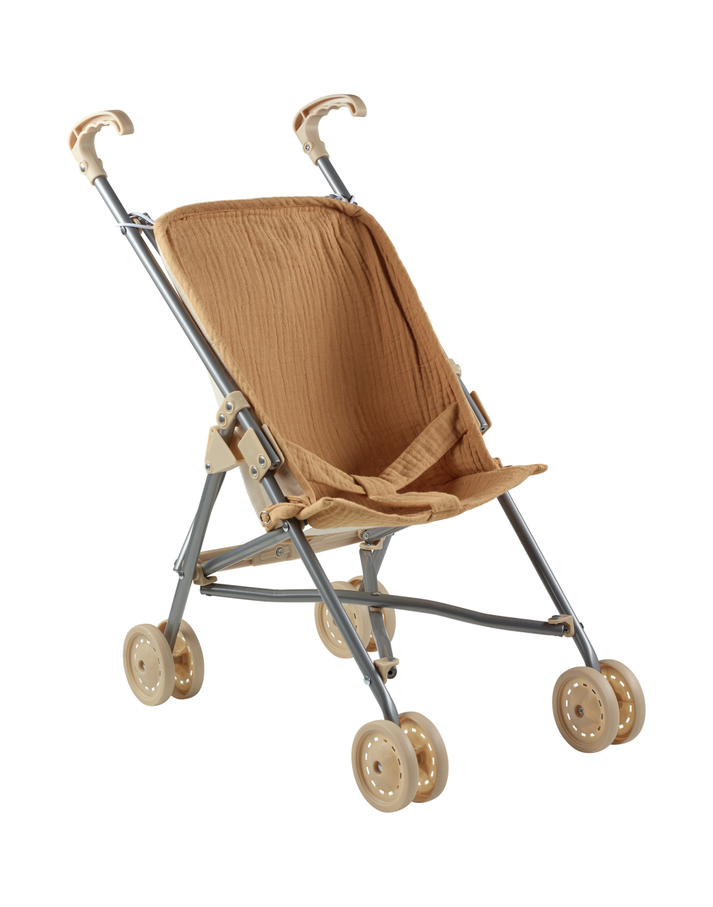Poussette gaz de coton caramel Atelier Wagram