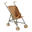 Poussette gaz de coton caramel Atelier Wagram