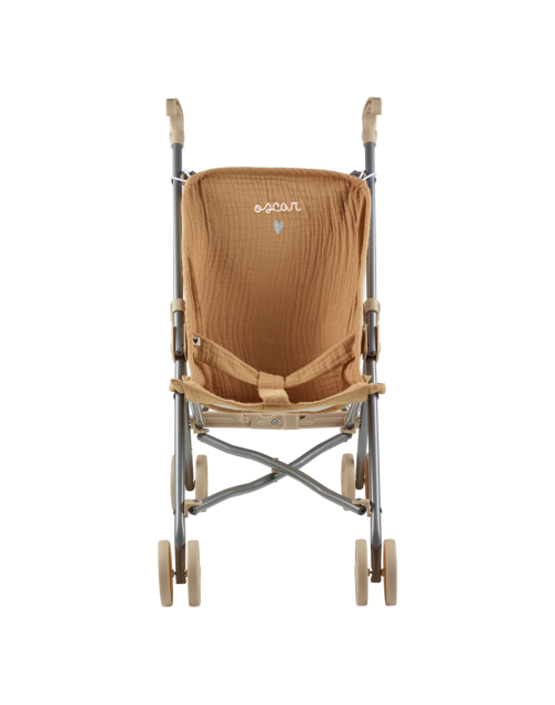 Poussette gaz de coton caramel Atelier Wagram
