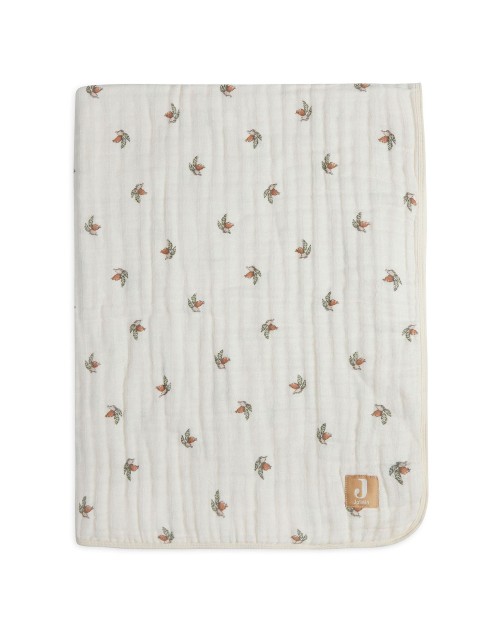 Couverture berceau gaze de coton Rosehip Jollein