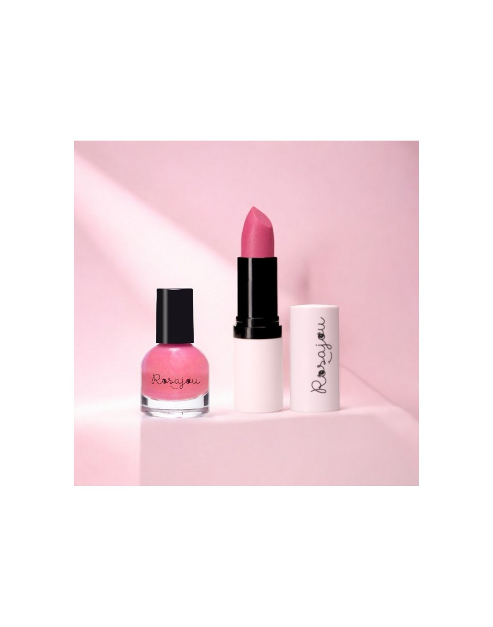 Vernis à ongles et rouge à lèvres Rubis Rosajou