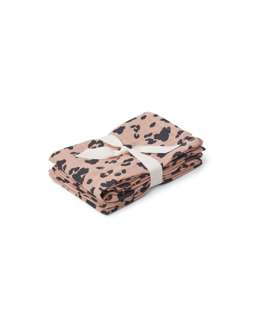 Pack 2 tétras léopard rose Liewood