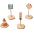 Pack 4 panneaux signalisation Village mustard multi mix Liewood