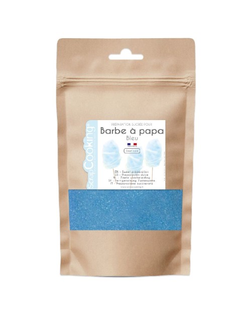 Préparation bleue sucrée pour barbe à papa ScrapCooking