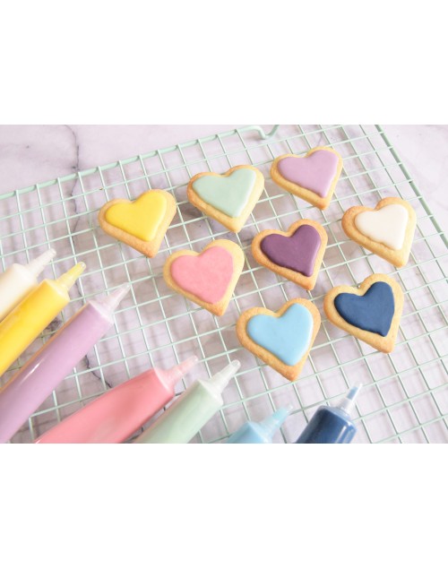4 stylos Choco vert/jaune/rose/blanc ScrapCooking