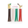 4 stylos Choco rouge/vert/blanc/brun ScrapCooking