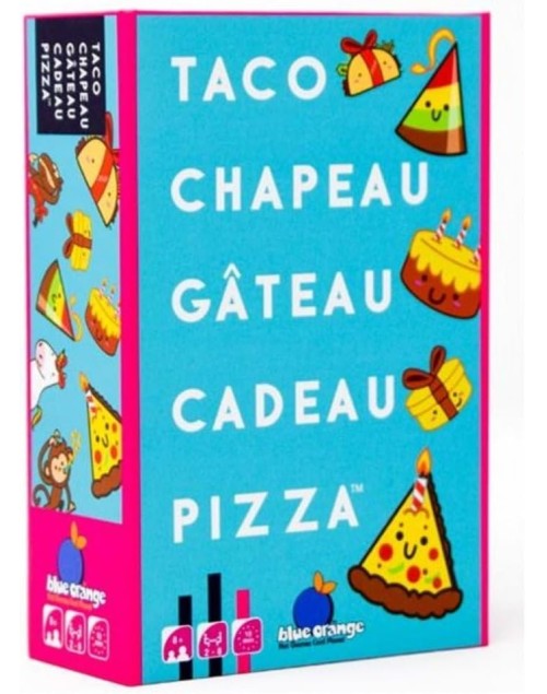 Taco chapeau gâteau cadeau pizza