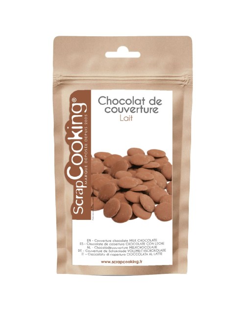 Chocolat de couverture lait ScrapCooking