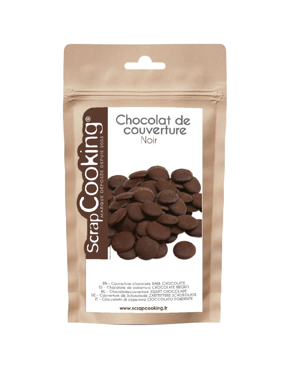 Chocolat de couverture noir ScrapCooking