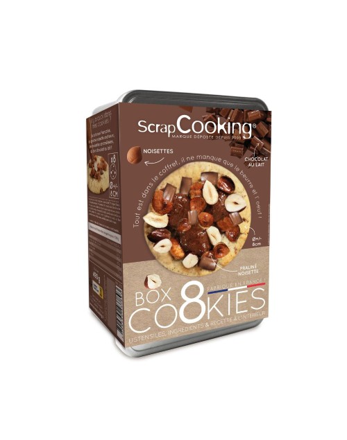 Box 8 cookies chocolat au lait ScrapCooking