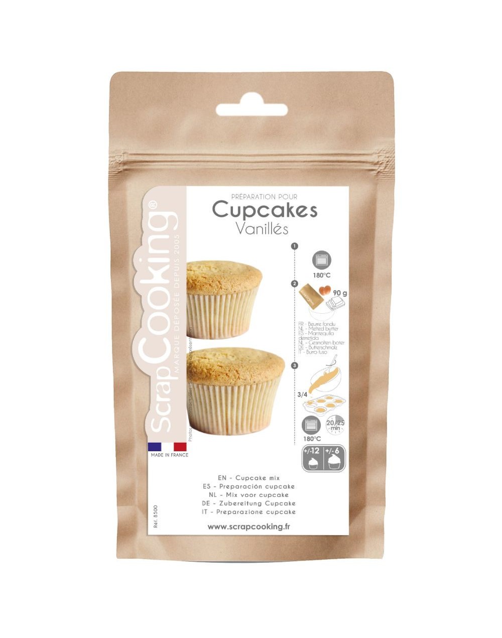 Préparation pour cupcakes vanillés