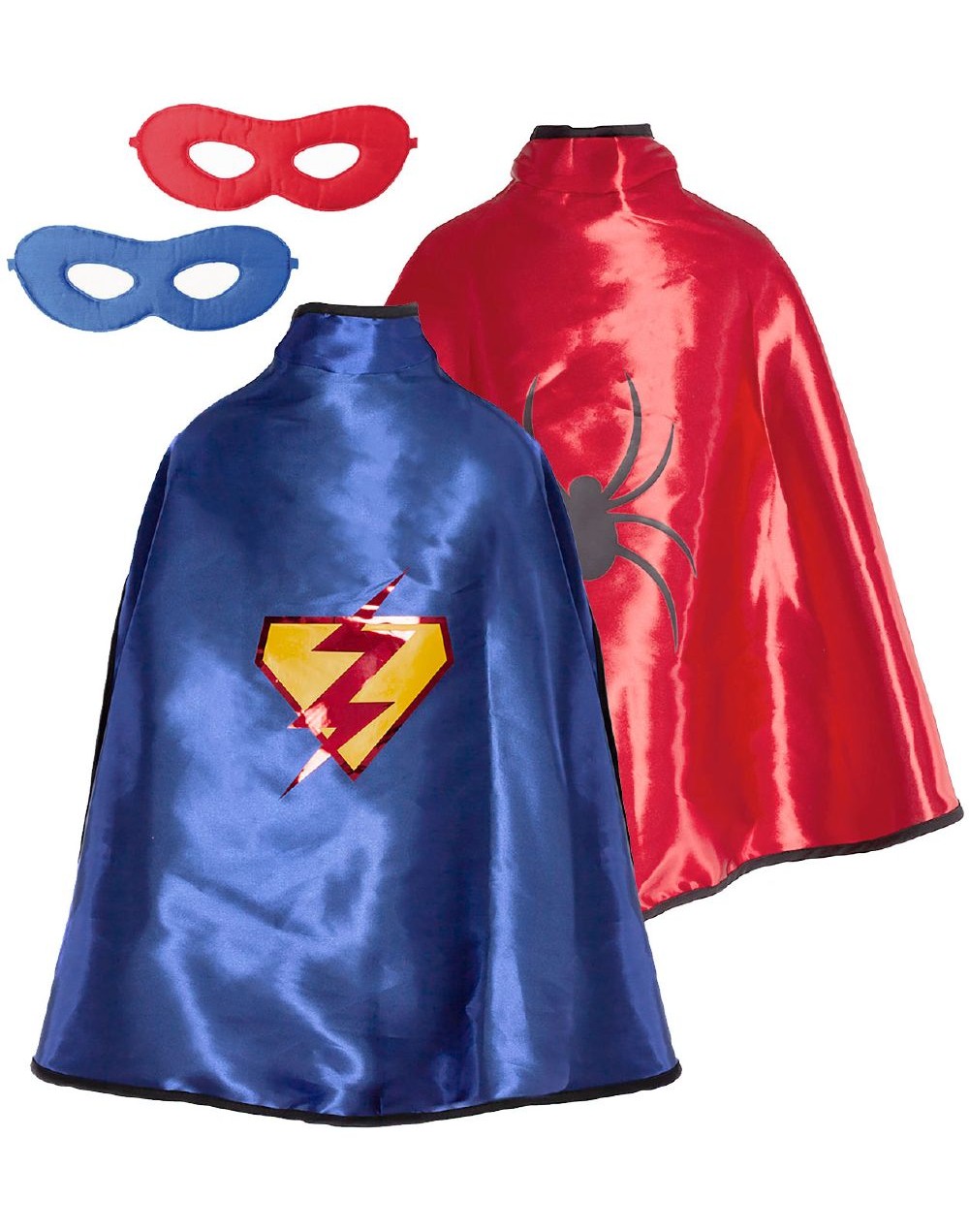 Cape réversible superhéros/spiderman 5/6 ans Great Pretenders Cape réversible superhéros/spiderman 5/6 ans Great Pretenders