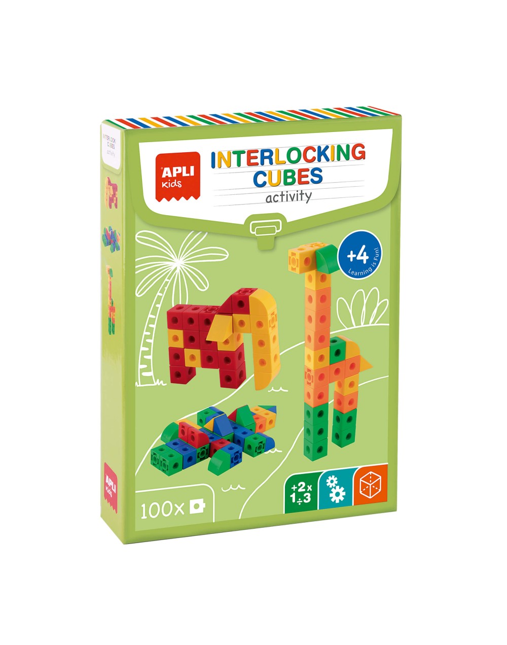 Interlocking cubes activity Apli Kids