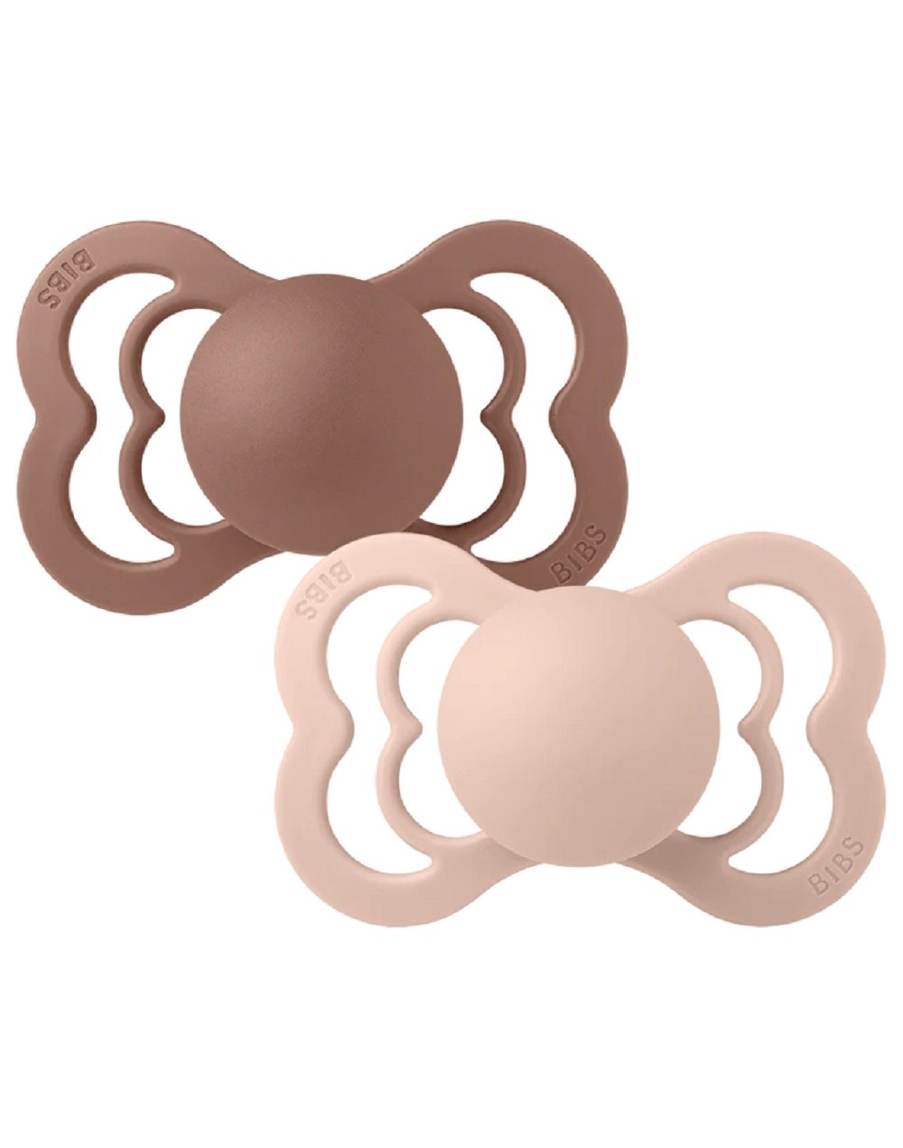 Pack 2 sucettes Bib's taille 1 supreme woodchuck-blush