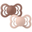 Pack 2 sucettes Bib's taille 1 supreme woodchuck-blush
