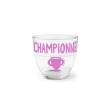 Verre championne rose