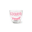 Verre coquette rose