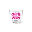 Verre chipie rose