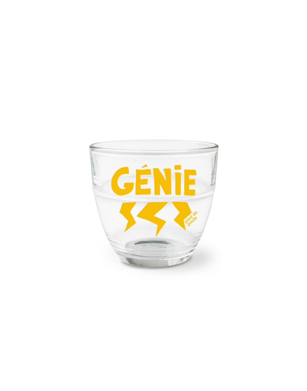 Verre génie jaune