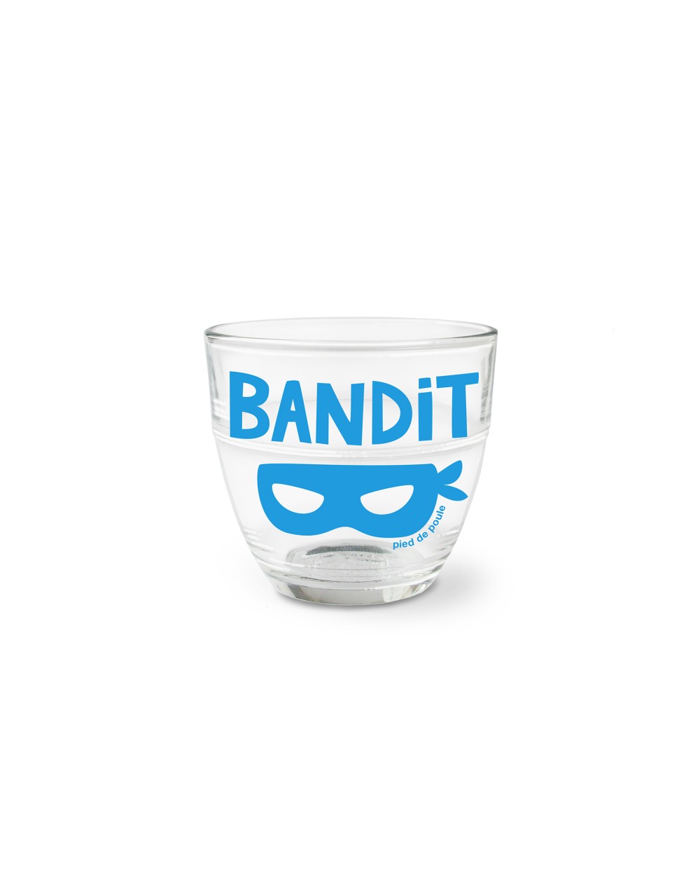 Verre bandit bleu