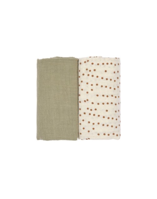 Pack 2 tétras M caramel Lassig