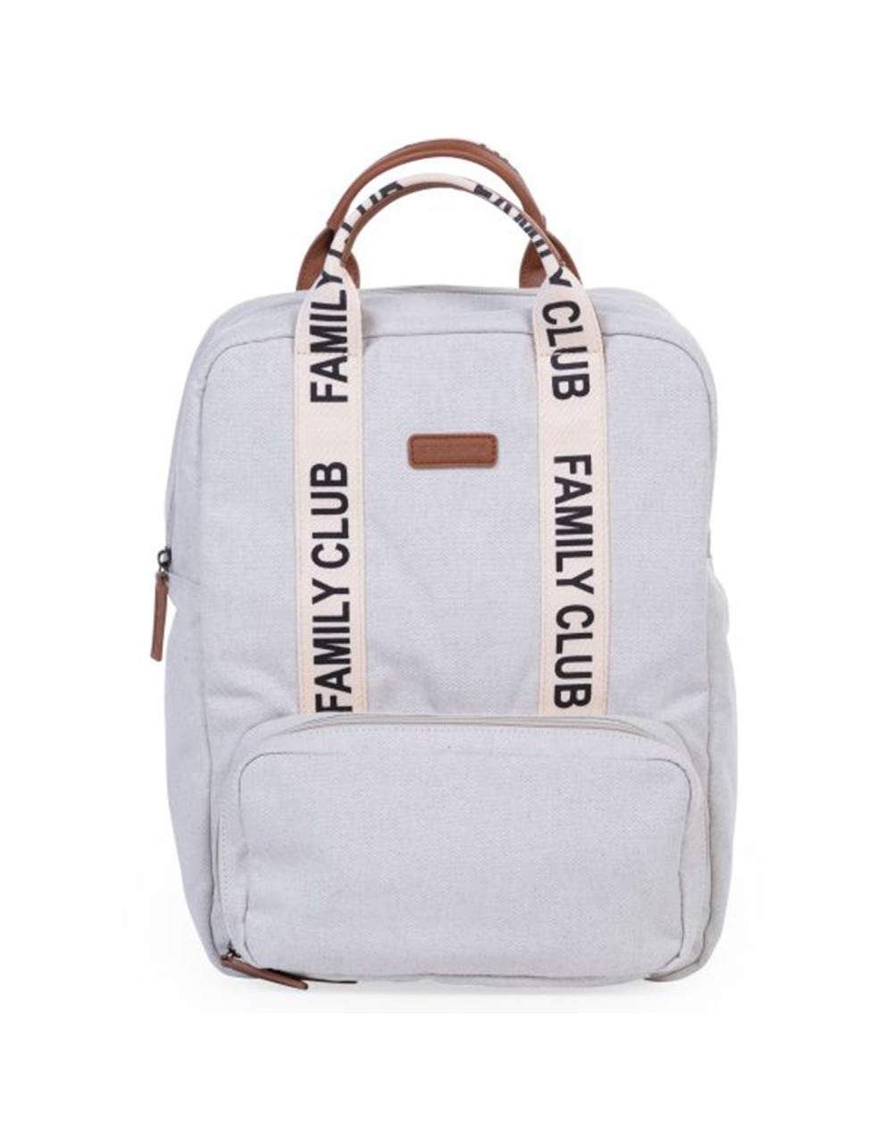 Sac à langer à dos gris family club Childhome