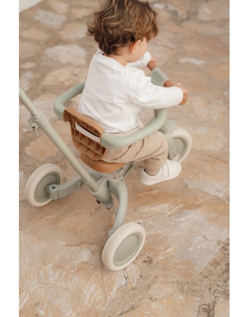 Tricycle 4 en 1 vert Little Dutch