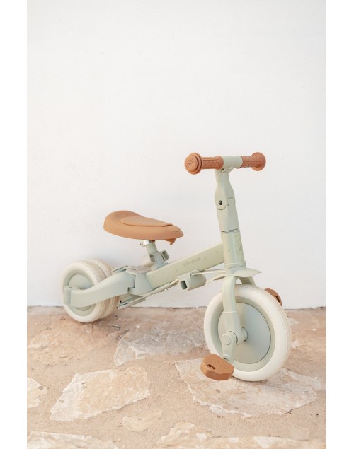 Tricycle 4 en 1 vert Little Dutch