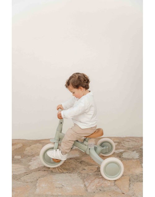 Tricycle 4 en 1 vert Little Dutch