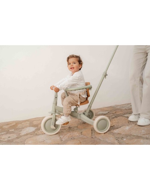 Tricycle 4 en 1 vert Little Dutch