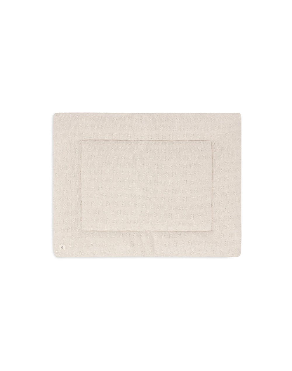 Tapis de parc grain knit oatmeal Jollein