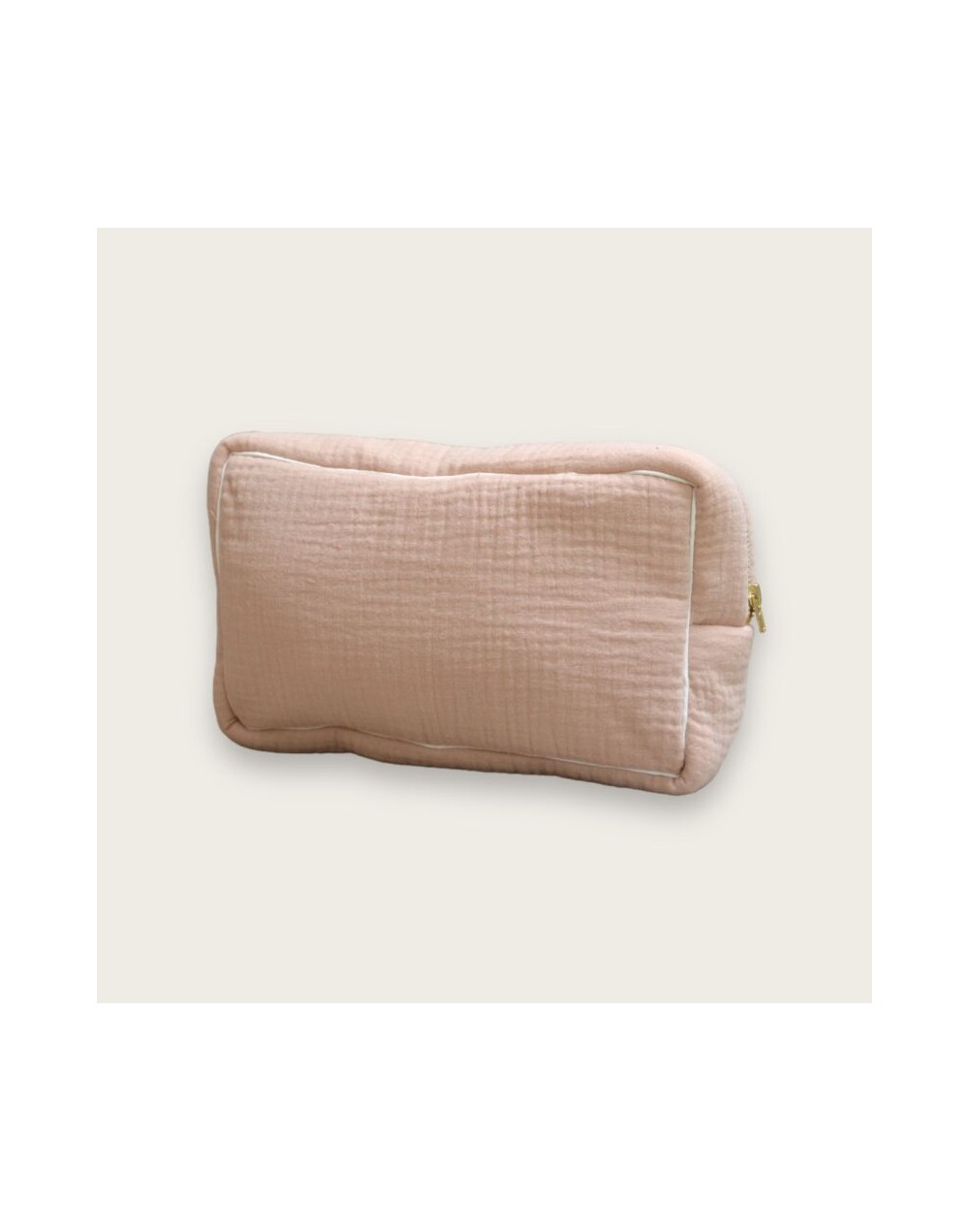 Trousse de toilette Charlie nude Coco&Pine