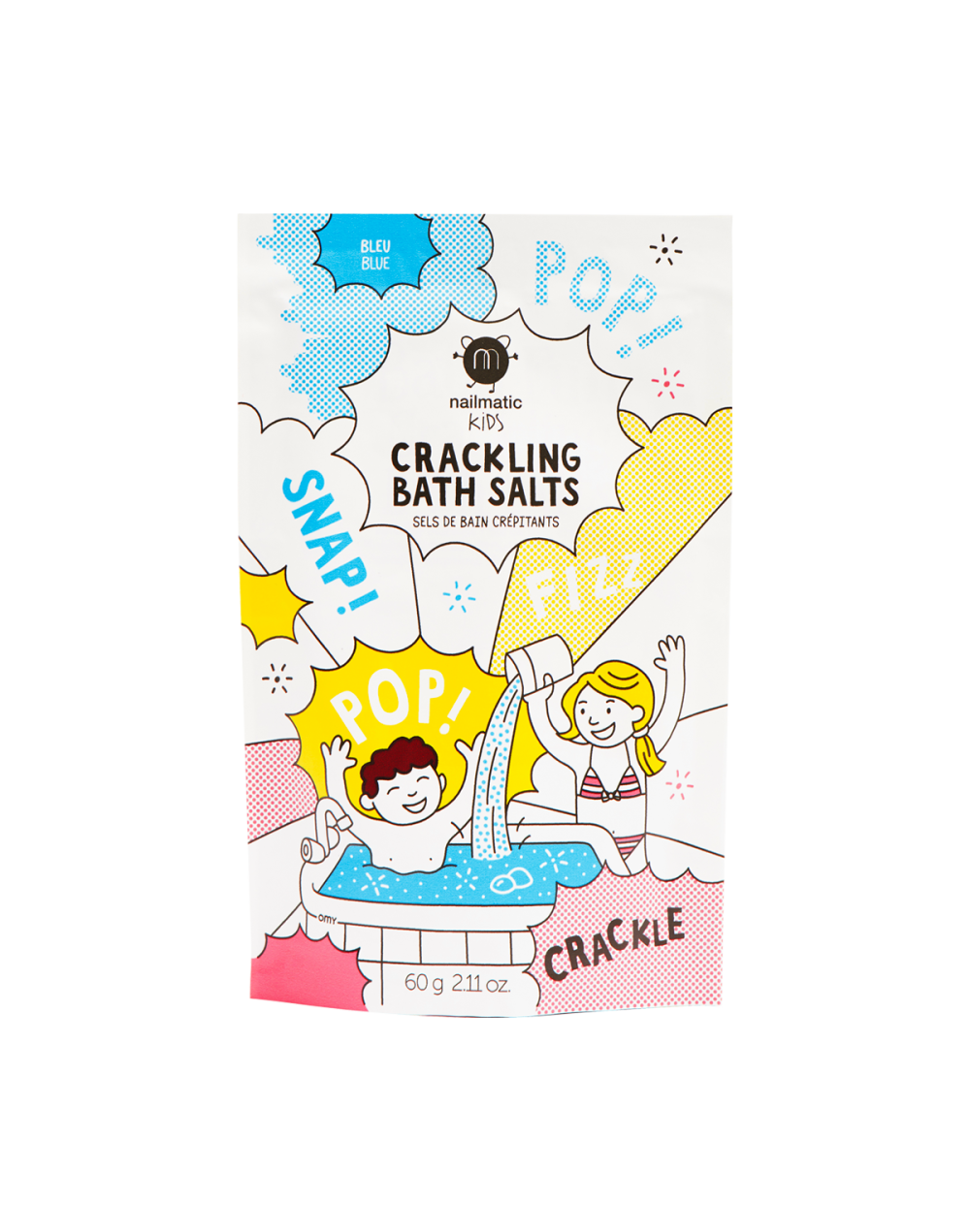 Crackling bath salts BLEU Nailmatic