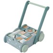 Chariot à blocs blue Little Dutch