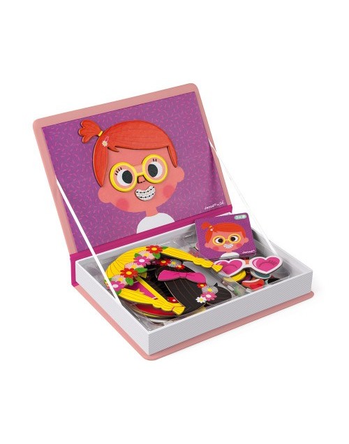 Magneti'book crazy faces filles Janod