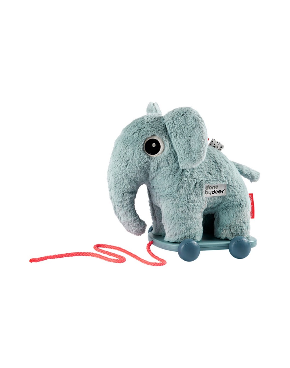 Eléphant à tirer bleu Done By Deer